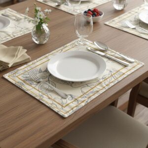 Individual Decorativo Premium Doble Faz