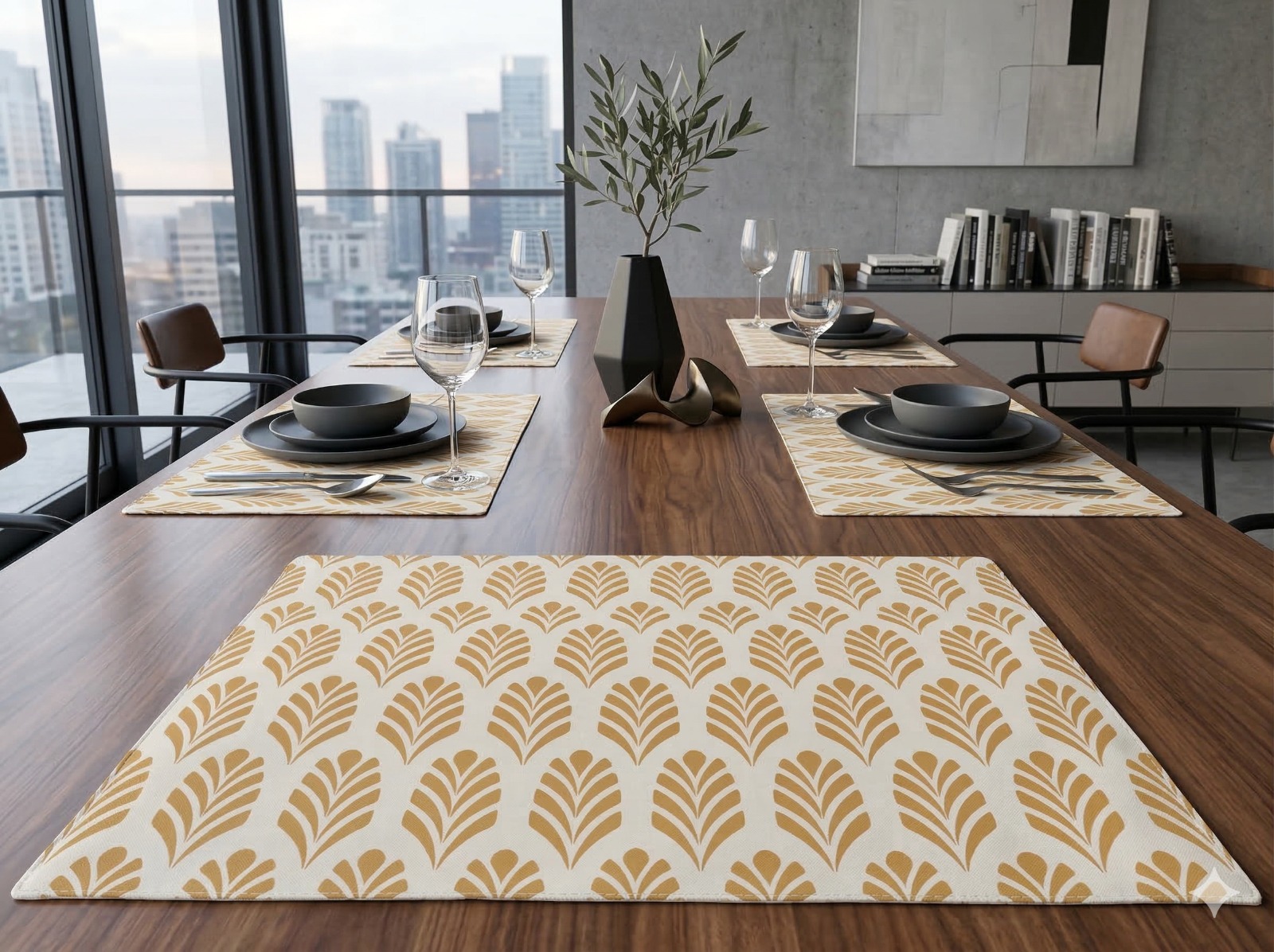 Individual Decorativo Premium Doble Faz