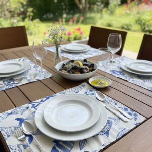 Individual Decorativo Premium Doble Faz