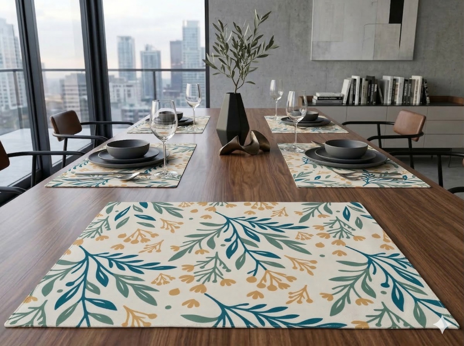 Individual Decorativo Premium Doble Faz