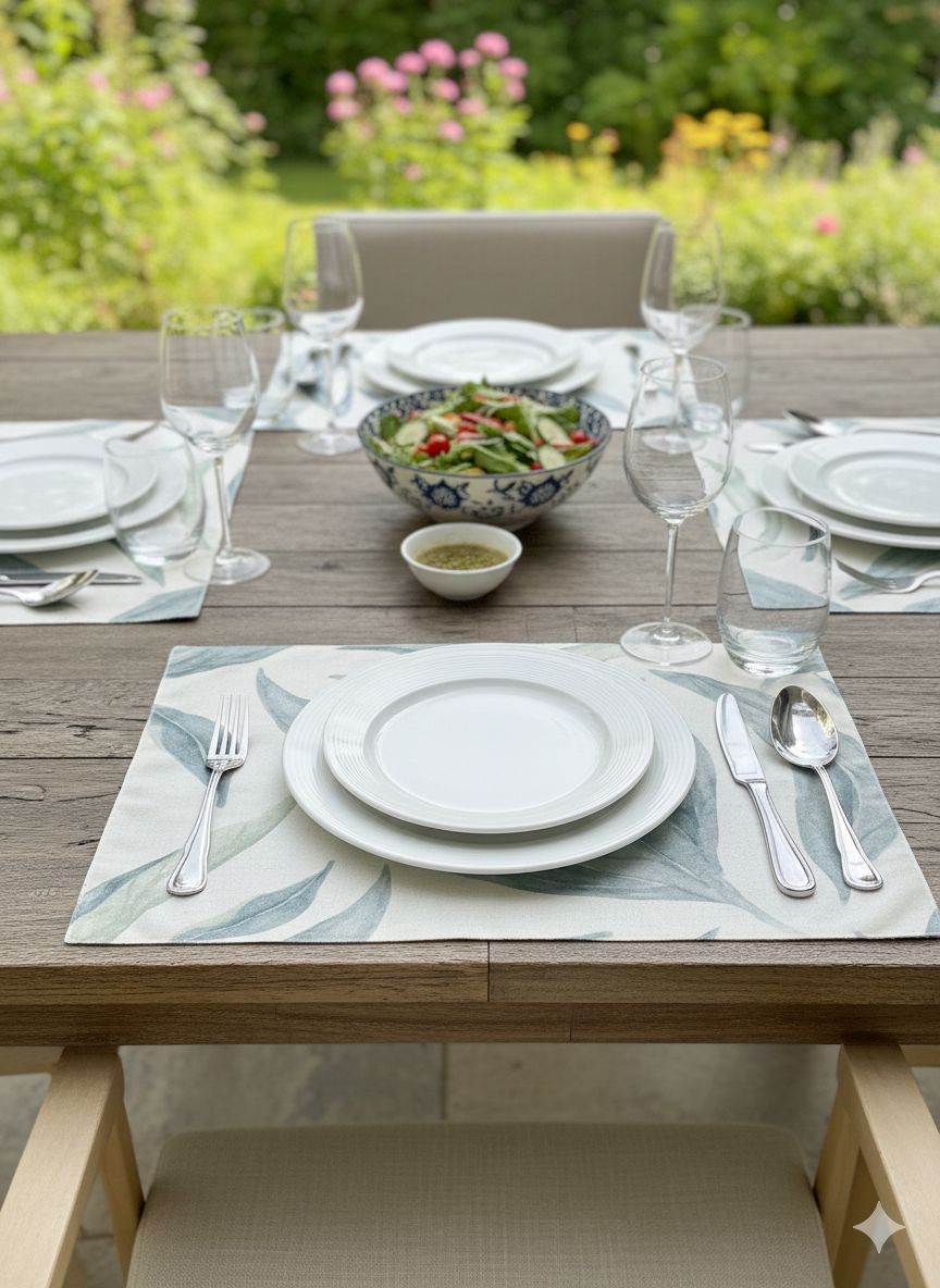 Individual Decorativo Premium Doble Faz