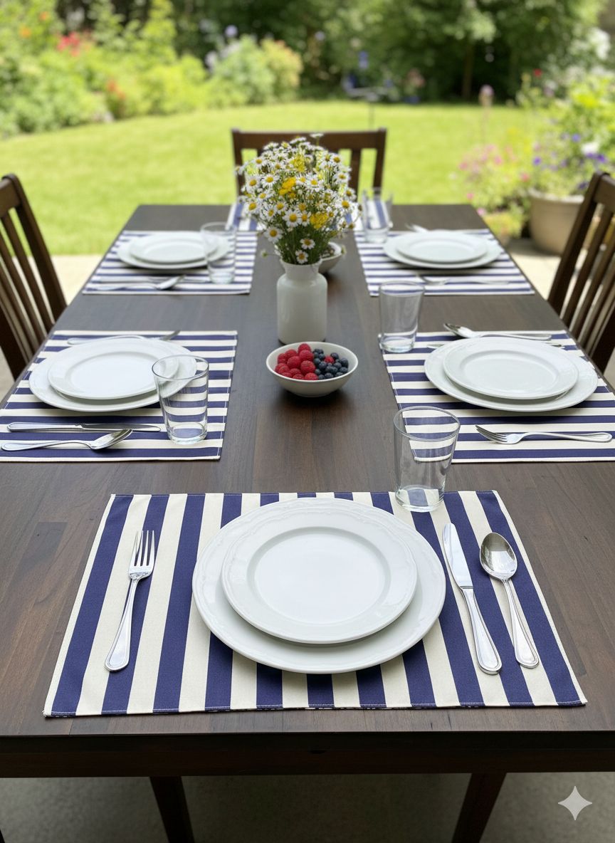 Individual Decorativo Premium Doble Faz