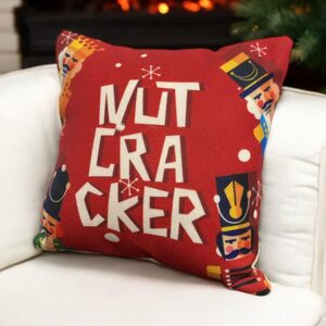 Cojín navideño Nutcracker rojo – NAV035