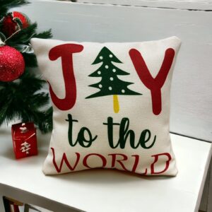 Cojín navideño Joy to the world – NAV055
